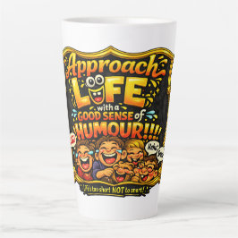 Caneca De Café Latte Irradiar alegria