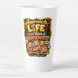 Caneca De Café Latte Irradiar alegria