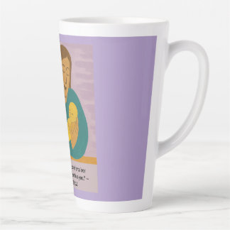Caneca De Café Latte Isaiah 66:13 Comforting Mother and Baby Postcard