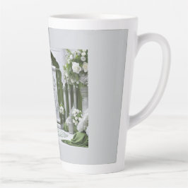 Caneca De Café Latte Islamic Bridal Latte Mug.