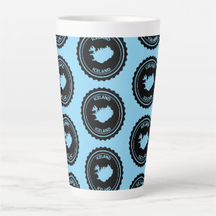 Caneca De Café Latte Islândia