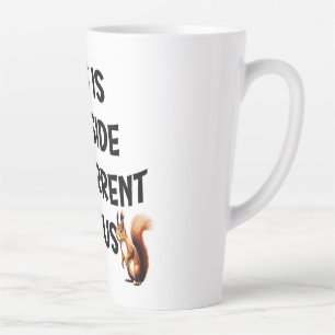 Caneca De Café Latte Isso Está Fora do Meu Foco Atual Esquilo