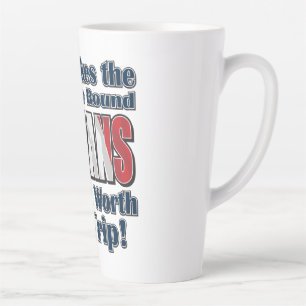 Caneca De Café Latte Itália e faça o mundo girar