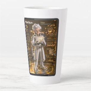 Caneca De Café Latte Itérbio (Yb) – Coleção ATOMIVRA™