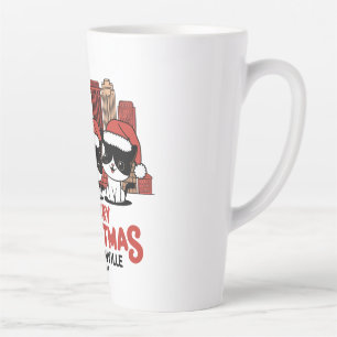 Caneca De Café Latte Jacksonville City Florida Feliz Natal Cats EUA