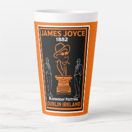 Caneca De Café Latte James Joyce Dublin Irlanda