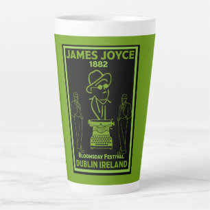 Caneca De Café Latte James Joyce Dublin Irlanda