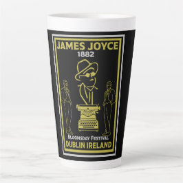 Caneca De Café Latte James Joyce Dublin Irlanda