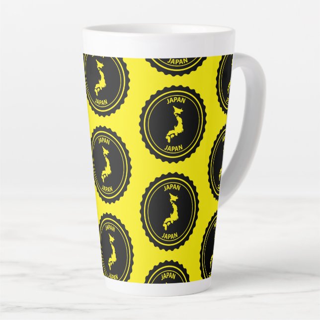 Caneca De Café Latte Japão (Ângulo direito)