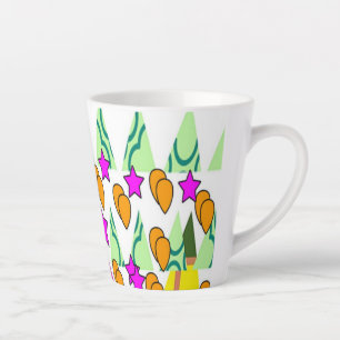 Caneca De Café Latte Jardim das Estrelas