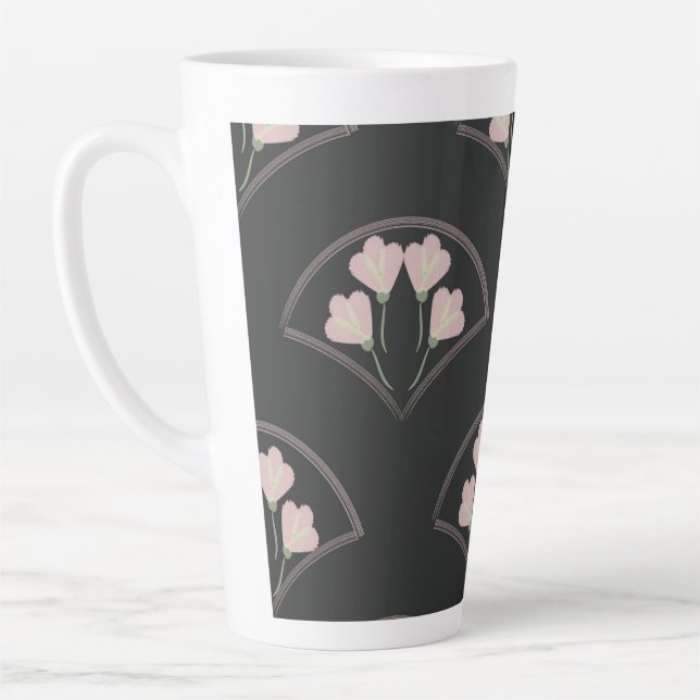 Caneca De Café Latte "Jardim de Escala" (Esquerda)