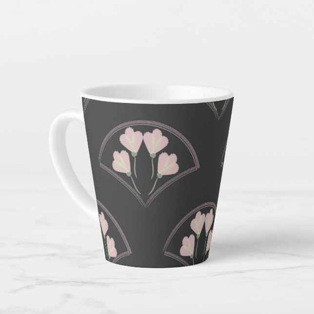 Caneca De Café Latte "Jardim de Escala" (Ângulo esquerdo)