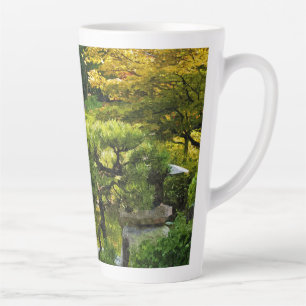 Caneca De Café Latte Jardim Japonês - Estética Tradicional