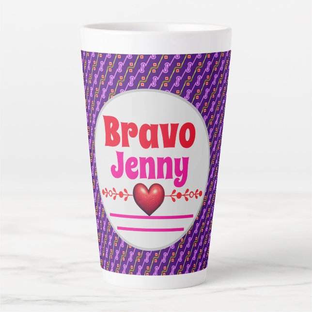 Caneca De Café Latte Jenny (Frente)