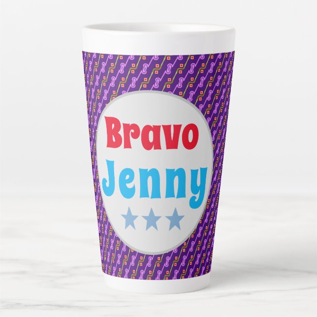 Caneca De Café Latte Jenny (Frente)