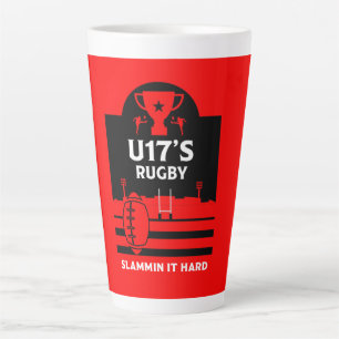 Caneca De Café Latte Jogadores Júnior de Rugby U17