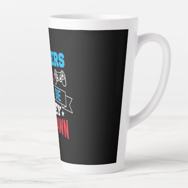 Caneca De Café Latte Jogadores que eles reproduzem (Direita)