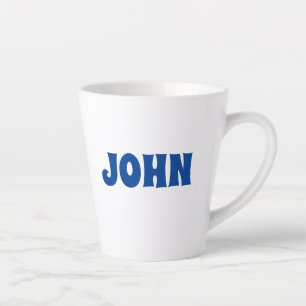 Caneca De Café Latte John Latte Mug