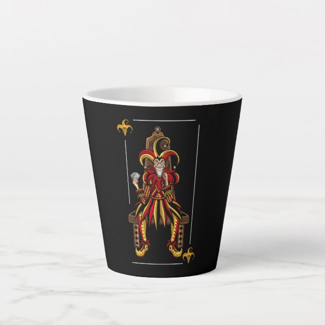 Caneca De Café Latte Jokers Wild (Frente)