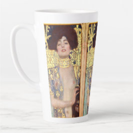 Caneca De Café Latte Judith and the Head of Holofernes by Gustav Klimt