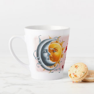 Caneca De Café Latte Just You and Me said the Sun to the Moon on a