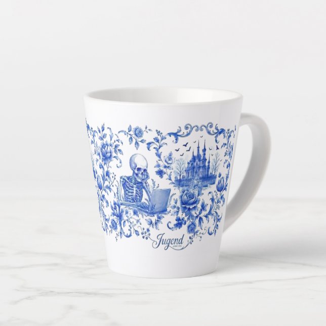 CANECA DE CAFÉ LATTE K01 (Ângulo direito)