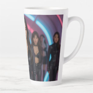 CANECA DE CAFÉ LATTE K-POP