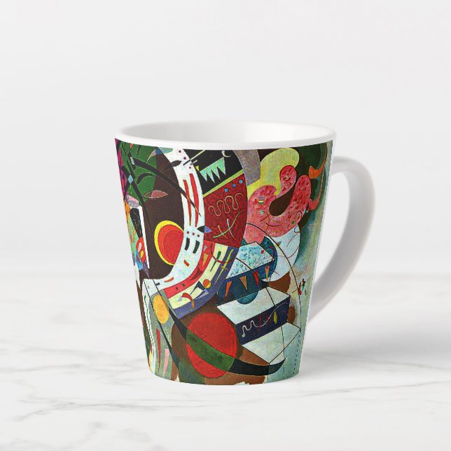 Caneca De Café Latte Kandinsky - Curva Dominante (Ângulo direito)