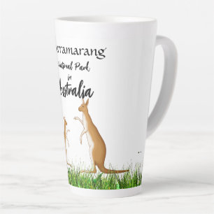 Caneca De Café Latte Kangaroo