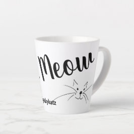 Caneca De Café Latte Katz Meow
