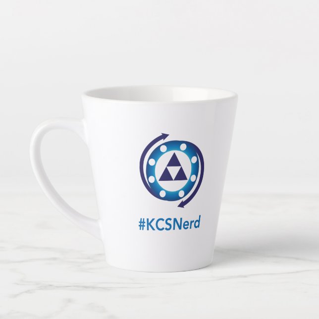 Caneca De Café Latte #KCSNerd Latte Mug (Esquerda)