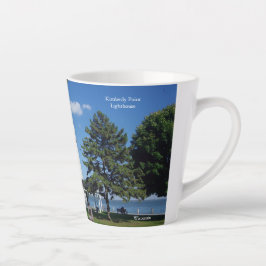 Caneca De Café Latte Kimberly Point Lighthouse latte glass
