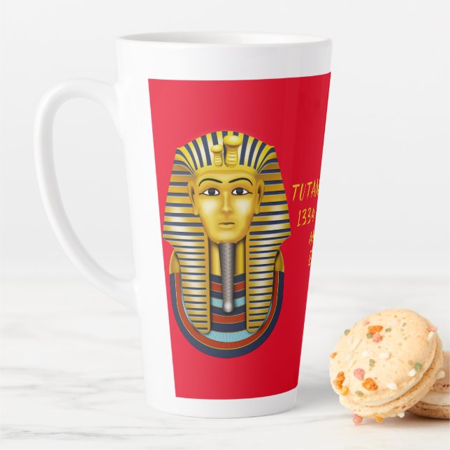 Caneca De Café Latte King Tutankhamun (In Situ)