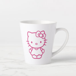 Caneca De Café Latte Kitty