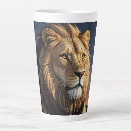 Caneca De Café Latte König der Savanne