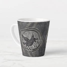 Caneca De Café Latte Krähe Crow Rabe ruft KRÄH!