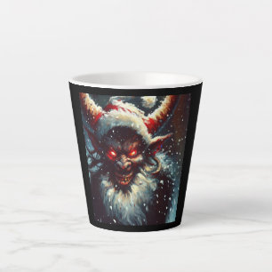 Caneca De Café Latte Krampus Natal 1