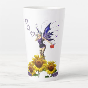Caneca De Café Latte Lã de girassol