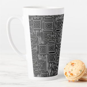 Caneca De Café Latte Labirinto de Circuito