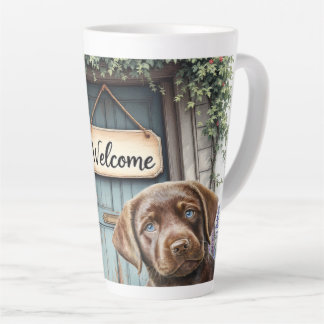 Caneca De Café Latte Labrador Ceramic Latte Mug