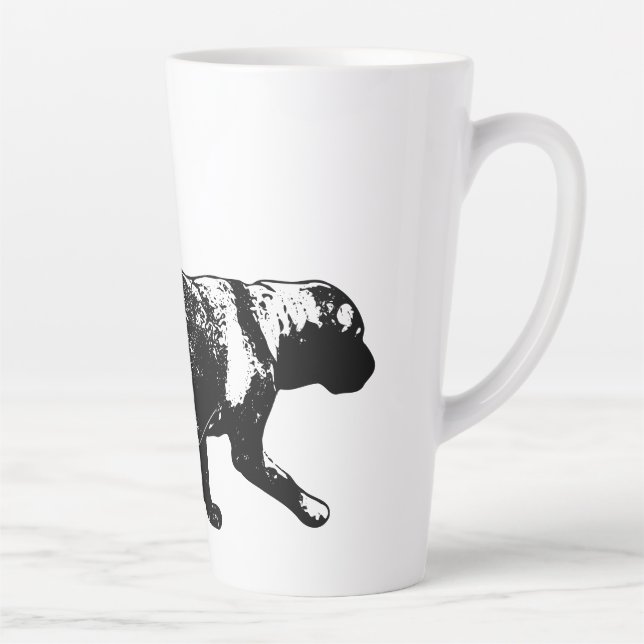 Caneca De Café Latte Labrador Retriever Ink Art Mug (Direita)