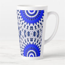 Lace latte mug