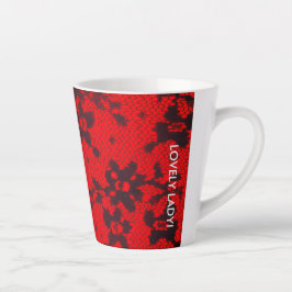 Caneca De Café Latte Lace Latte Mug
