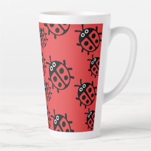 Caneca De Café Latte ladybird E Ladybug
