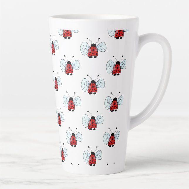 Caneca De Café Latte Ladybug Table Lamp (Direita)