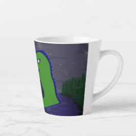 Caneca De Café Latte lagarto pensante
