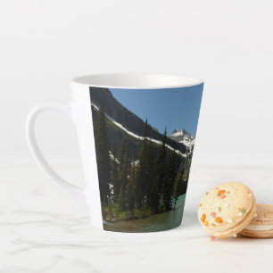 Caneca De Café Latte Lago Grinnell no Parque Nacional Glacier