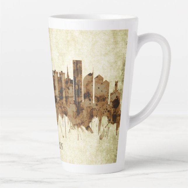 Caneca De Café Latte Lagos Nigéria (Direita)