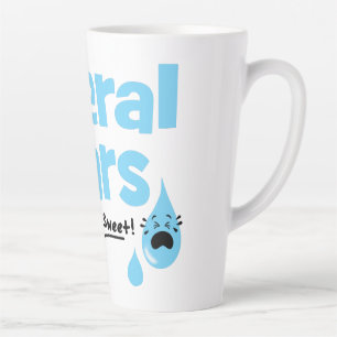 Caneca De Café Latte Lágrimas Liberal Tão Doce