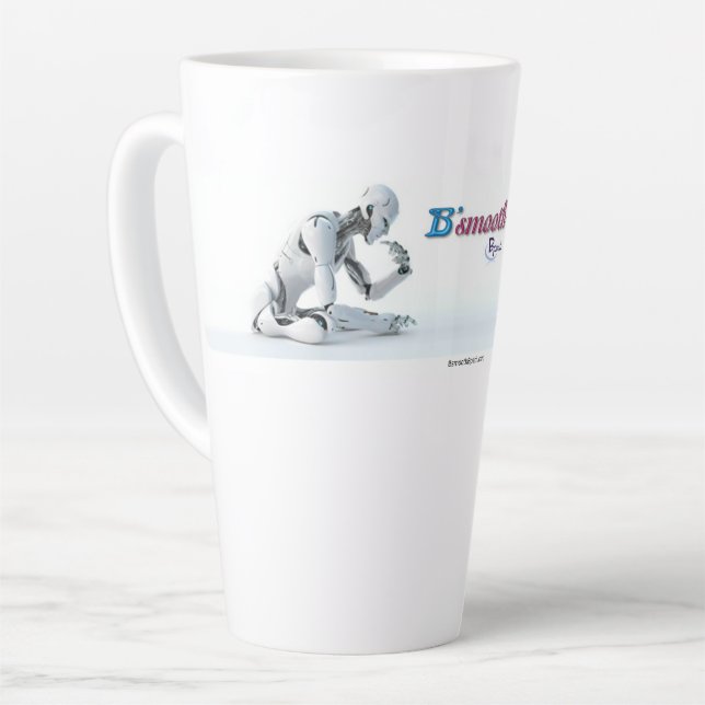 Caneca De Café Latte Lâminas e copos de café (Ângulo esquerdo)